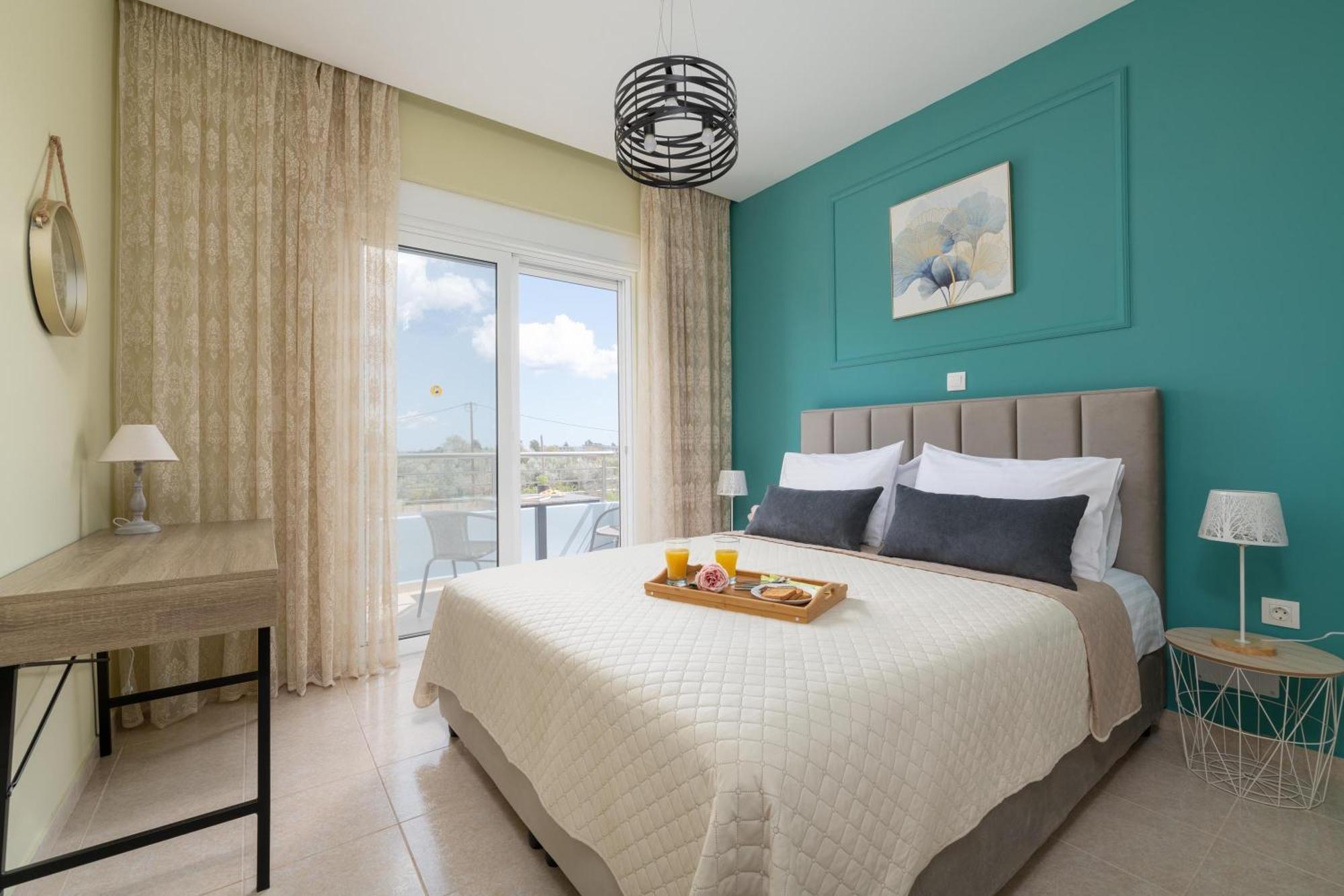 Ethria Pool Villa With Heated Jacuzzi Afantou Bagian luar foto